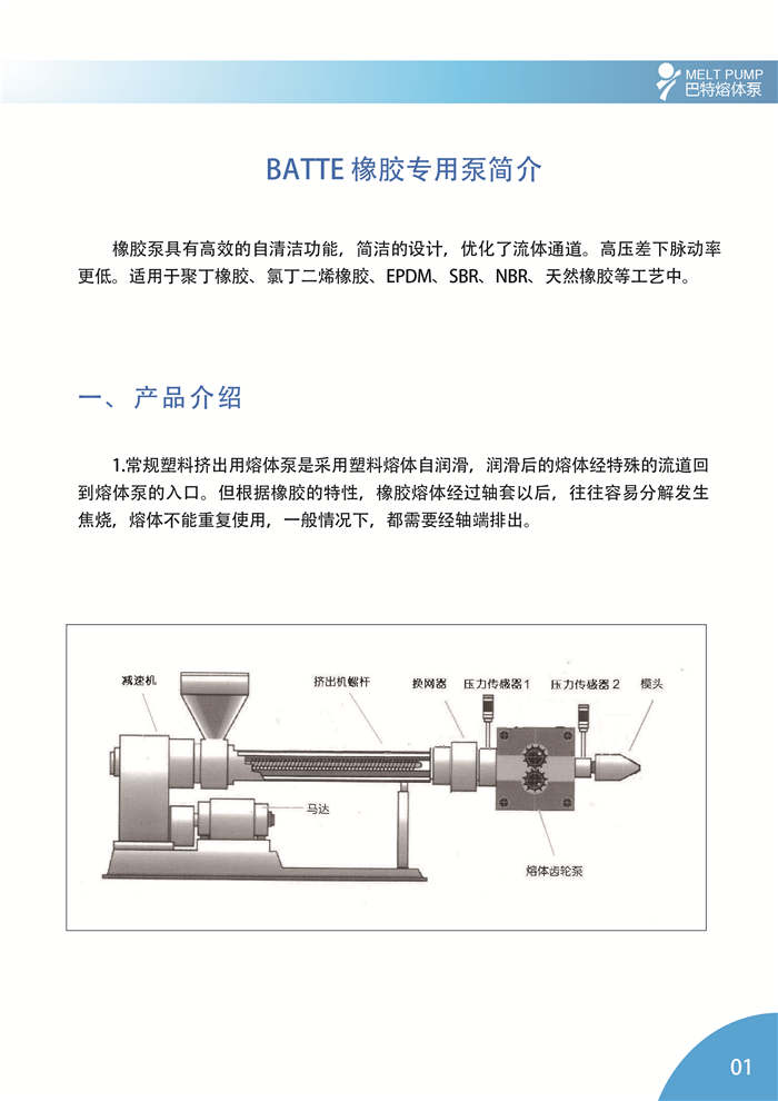 BATTE 橡膠專(zhuān)用泵簡(jiǎn)介